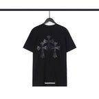 Chrome Heart T Shirts Chrome Hearts Sanskrit Horseshoe Short Sleeve T-Shirt