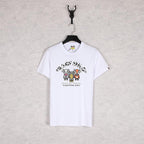 Bathing Ape T-Shirt Summer Plus Size Loose Cartoon Anime Print Short Sleeve T-shirt