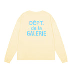 Gallery Dept Long Sleeve Shirt Alphabet Slogan Pocket Long Sleeve T-Shirt Bottom Shirt