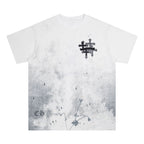 Chrome Heart T Shirts Starry Sky Inkjet Leather Short Sleeve T-Shirt