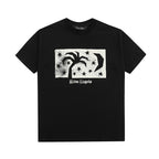 Palm Angels T-shirt Star Moon Print Short Sleeve T-shirt
