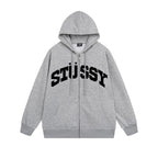 Stussy Hoodie Zip Cardigan Hooded Sweater