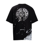Chrome Heart T Shirts Croix Cross Horseshoe Scroll Sanskrit Short Sleeve