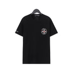 Chrome Heart T Shirts Croix Cross Leather Printed Short Sleeve T-Shirt