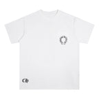 Chrome Heart T Shirts Cross Color Printed Short Sleeve T-Shirt Loose