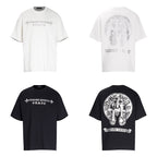 Chrome Heart T Shirts Croix Sanskrit Cross Horseshoe Old T-Shirt