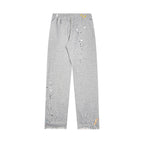 Gallery Dept Sweatpants Hand-painted ink-splashing contrasting casual trousers