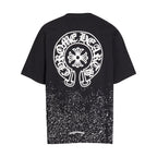 Chrome Heart T Shirts T-shirt sprayed loose cotton short sleeves
