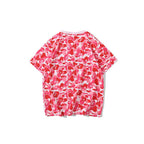 Bathing Ape T-Shirt Summer Camouflage Shading T-shirt Cartoon Anime Short Sleeve