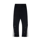 Gallery Dept Sweatpants Hand-painted splashed ink letter patch splicing casual trousers