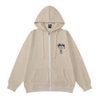 Stussy Hoodie Zip-Up Cardigan Classic Hooded Sweater