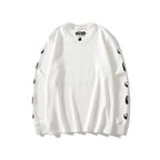 Bathing Ape Sweatshirts Spring and Autumn Cartoon Print Men's and Women's Ball Battle Pullover Sweater