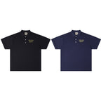 Gallery Dept T-Shirt Alphabet Slogan Lapel Short Sleeve Polo Shirt
