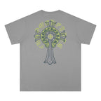 Chrome Heart T Shirts Cross Print Short Sleeve T-Shirt Loose