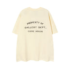 Gallery Dept T Shirts Summer Los Angeles Gallery Dept Letter Print Short Sleeved T-shirt
