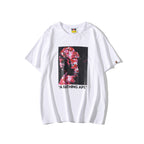 Bathing Ape T-Shirt Teen Casual Camouflage Light and Shadow T-shirt Short Sleeve