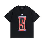 Stussy T-Shirts Casual Loose Couple T-Shirts