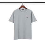 Bathing Ape T-Shirt Embroidered Ape Head Short Sleeve Cotton T-shirt