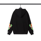 Chrome Heart Hoodie Croix Tires Zip Cardigan Hooded Sweater