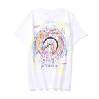 Bathing Ape T-Shirt Cartoon Round Neck Summer Printed Large Size Short Sleeve Casual
