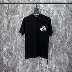 Chrome Heart T Shirts Cross Print Short Sleeve T-Shirt Loose