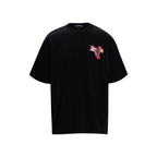 Chrome Heart T Shirts Sanskrit Rainbow Cross Foam Short Sleeve T-Shirt
