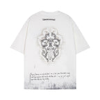 Chrome Heart T Shirts Sanskrit Short Sleeve T-Shirt Crew Neck