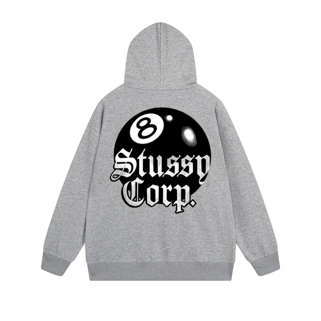 Stussy Hoodie Zip Cardigan Hooded Sweater