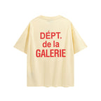Gallery Dept T-shitrs Vintage Printed Summer plus Size Men and Women Short Sleeve