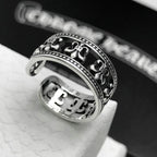 Chrome Heart Ring Cross Anchor