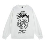 Stussy Sweatshirts Autumn/Winter Fleece Couple Sweatshirts