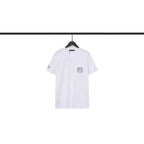 Chrome Heart T Shirts Sanskrit Color Printing Loose Casual Versatile Crew Neck Short Sleeve T-Shirt