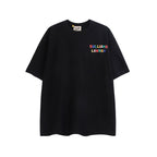 Gallery Dept T Shirts Los Angeles Gallery Dept Short Sleeve Letter Printed Loose Top