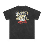 Gallery Dept T Shirts Fashion Short Sleeve Gallery Dept Washed Old High Street T-shirt BF Loose