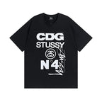Stussy T-Shirts Casual Loose Couple T-Shirts