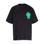 Chrome Heart T Shirts Croix Flame Sanskrit Embroidery Printed T-Shirt Fashion Short Sleeve
