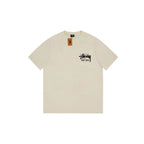 Stussy T-Shirts Loose Casual T-Shirts Same for Men and Women
