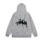 Stussy Hoodie Zip Cardigan Hooded Sweater