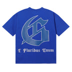 Godspeed T-shirts Urban Skateboard Skull Junior Print Cotton Casual Short Sleeve Men and Women