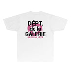 Gallery Dept T Shirt Retro Printed Loose Short-Sleeved Shirt