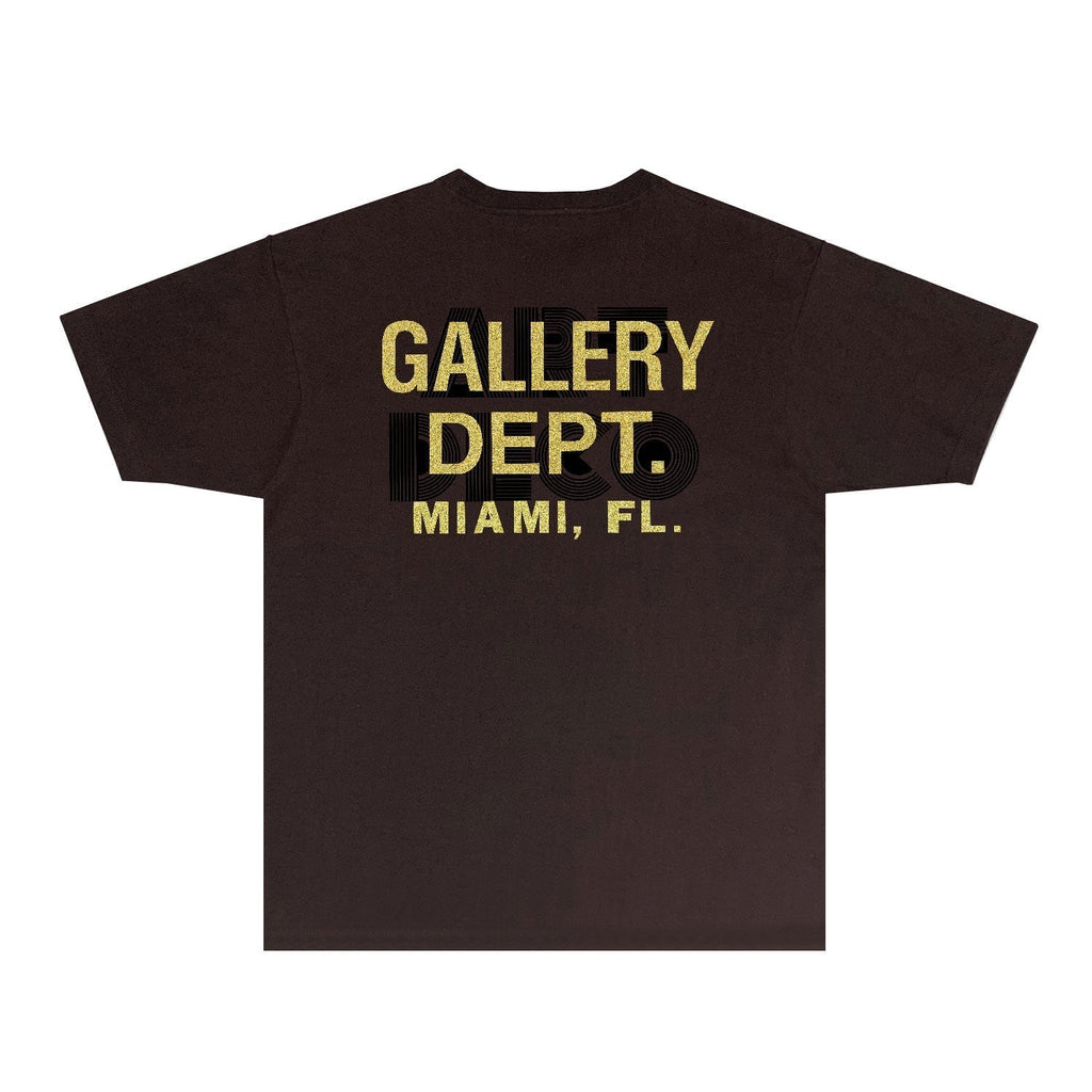 Gallery Dept T Shirt Retro Printed Loose Short-Sleeved Shirt (part2)