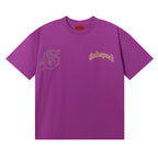 Godspeed T-shirts Great Western Skull Denim Cactus Print Cotton Casual Short Sleeve Men and Women