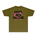 Gallery Dept T Shirt Retro Printed Loose Short-Sleeved Shirt