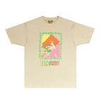 Gallery Dept T Shirt Retro Printed Loose Short-Sleeved Shirt