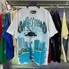 Godspeed T-shirts Helicopter Free Muse Printed Cotton Casual Short Sleeves Men and Women