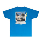 Gallery Dept T Shirt Retro Printed Loose Short-Sleeved Shirt