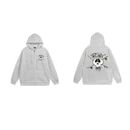Stussy Hoodie Zip-Up Cardigan Fleece Hooded Sweater