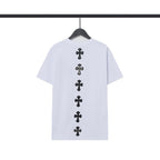 Chrome Heart T Shirts Croix Cross Print Short Sleeve T-Shirt