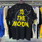 Godspeed T-shirts Astronaut Earth Gypsy Printing Cotton Casual Short Sleeve Men and Women