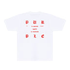 PURPLE  fashion T-shirt